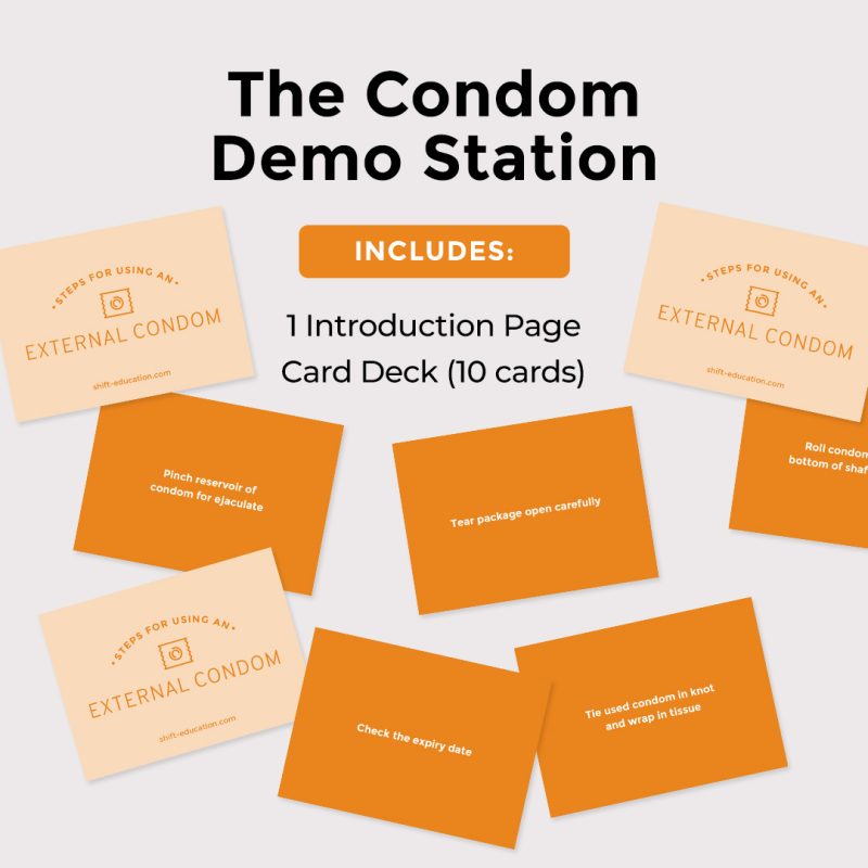 Shift Education | The Circuit | The Condom Demo Station